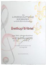 handgeschriebene Urkunde Atelier Leonhardt