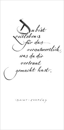 Kalligrafie Schriftkunst