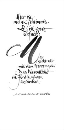 Kalligrafie Schriftkunst