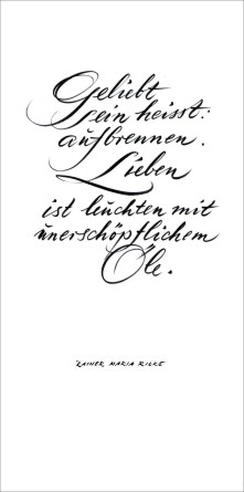 Kalligrafie Schriftkunst