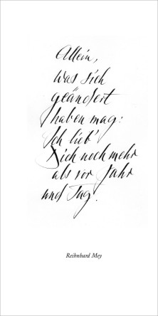 Kalligrafie Schriftkunst