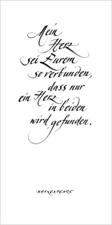 Kalligrafie Schriftkunst