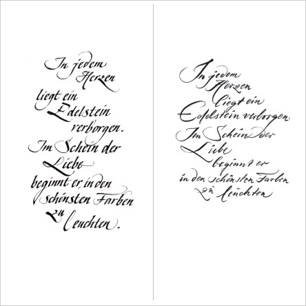 Kalligrafie Schriftkunst