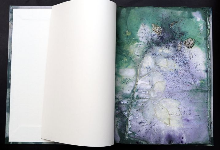 Nachtmeerfahrt Ecodyed artistbook by Leonhardt