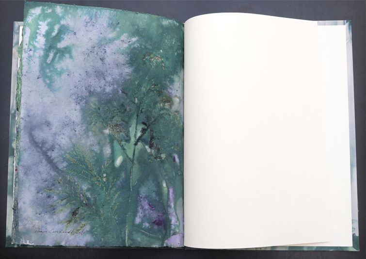 Nachtmeerfahrt Ecodyed artistbook by Leonhardt