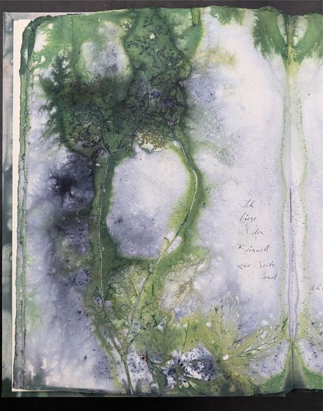 Nachtmeerfahrt Ecodyed artistbook by Leonhardt