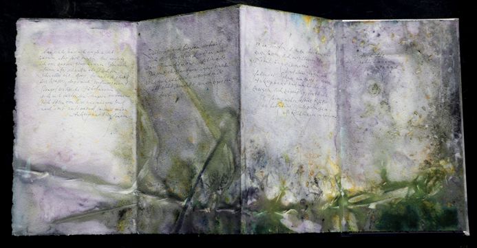 Eco dyed artistbook