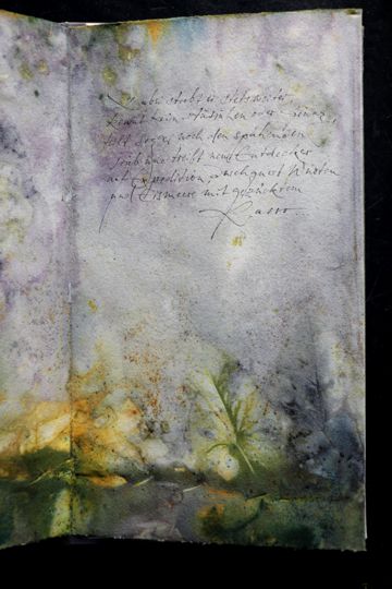 Eco dyed artistbook