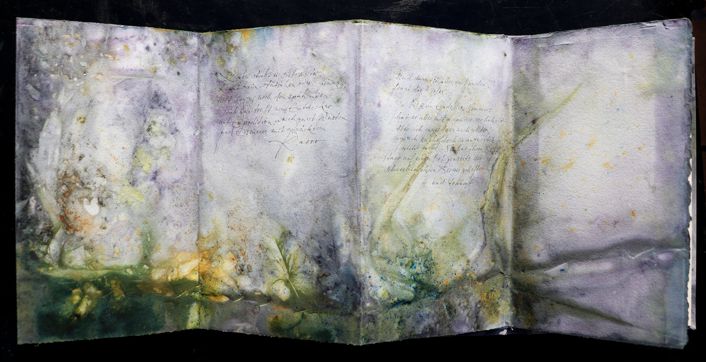 Eco dyed artistbook