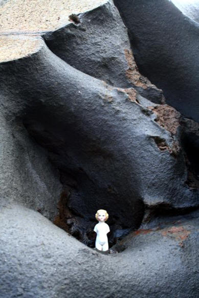 among Stromboli Rocks