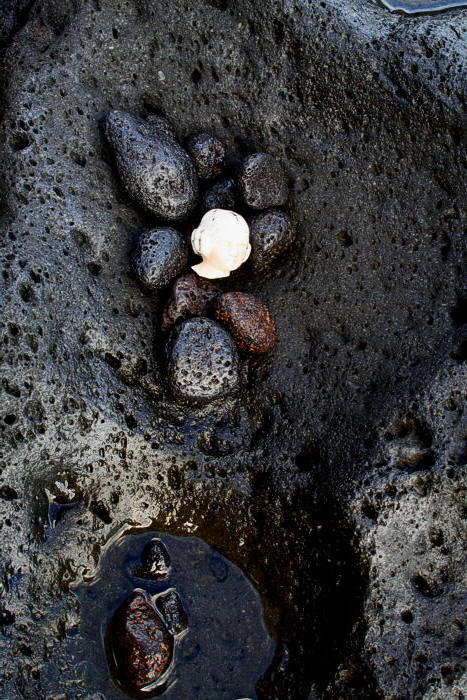 among Stromboli Rocks