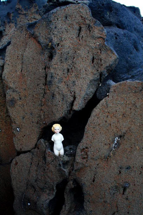 among Stromboli Rocks