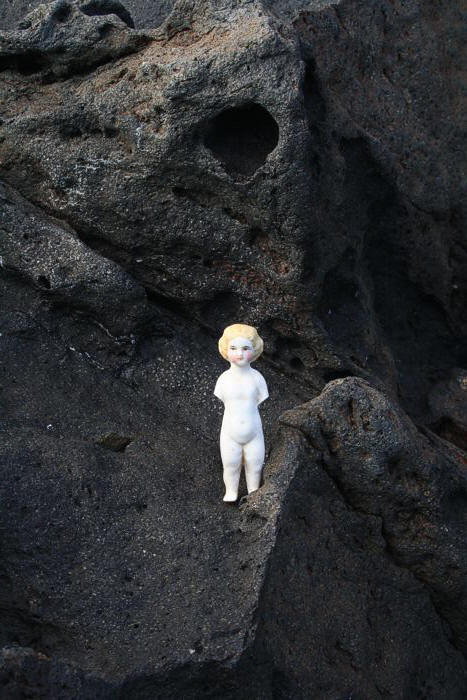 among Stromboli Rocks