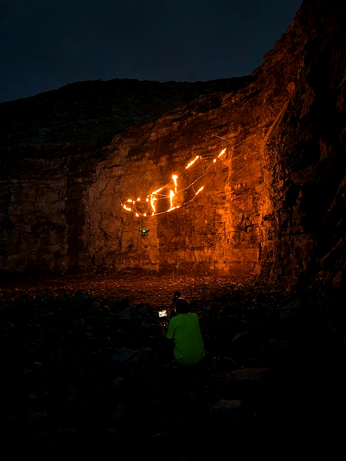 Feuerbarke Installation