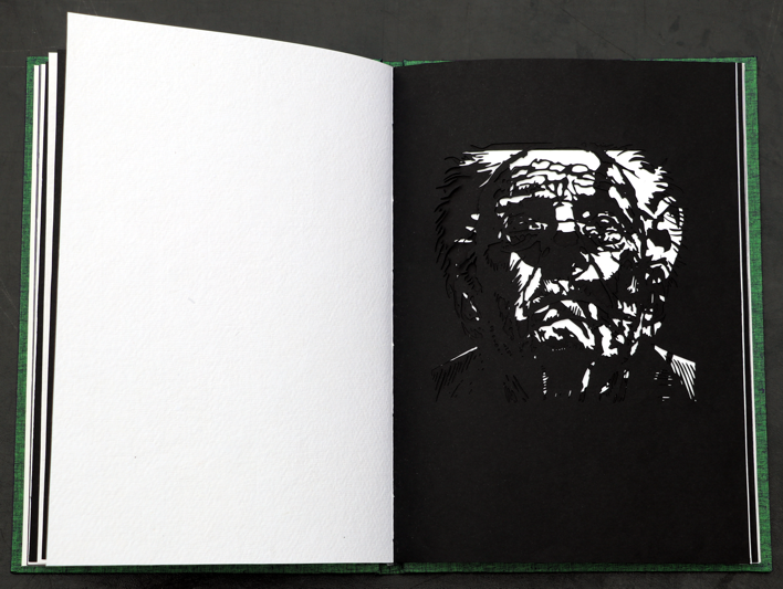 artistbook papercuts Leonhardt Flommersfeld
