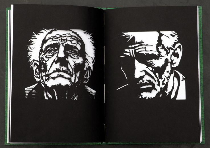 artistbook papercuts Leonhardt Flommersfeld