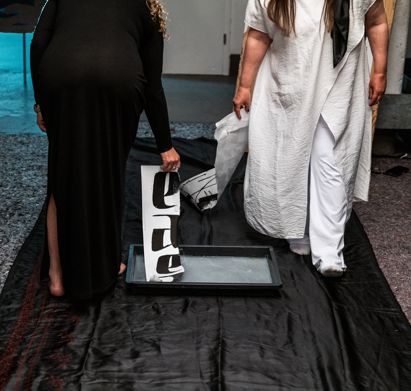 RISKANTES SCHREIBEN Schrift performances