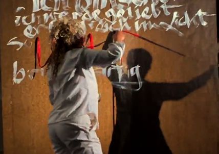 RISKANTES SCHREIBEN Schrift performances