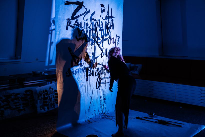 Schrift-Performances